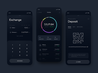 Crypto Trading App Concept