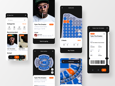 Concert Ticket Booking App Concept