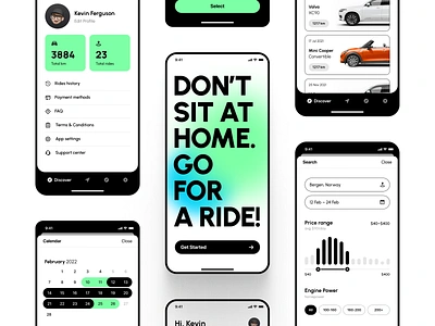 Norway Car Rental App Concept app app design booking car car car rent car rent service car travel concept driver interface mobile rent a car rental rental app rental company transport travel ui ui visual design ux