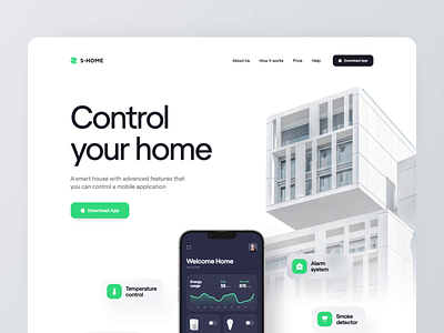 Smart Home LP Animation animation concept design home automation home monitoring household interface motion motion design remote control smart devices smart home smartapp ui ui visual design user interface ux web web design website