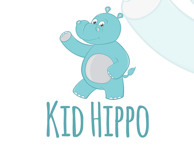 Kid Hippo babyfashion blue. childcare hippo kid kidfashion