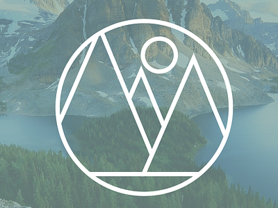 Naturalistic geometric logo