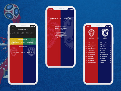 Concept Fifa World Cup Russia 2018 design soccer ui worldcup2018