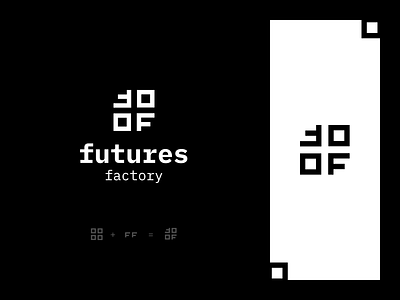 Futures factory - Logo design bootnow brand branding logo logo design logo designer logodesign minimal logo qrcode