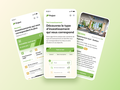 Project - Mobile app app avocado bootnow form green investment investment app mobile app mobile screen ui ux uxui