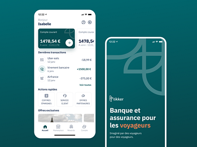 Tikker - Banking mobile App