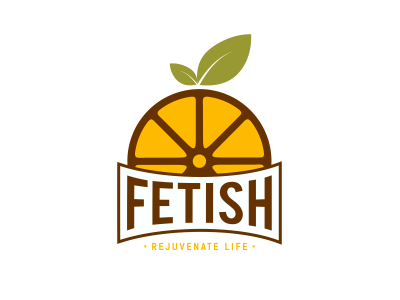 fetish drink badge design drink food fruit icon image leaf logo logos restaurant vintage