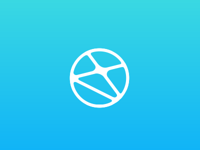 network symbol + globe