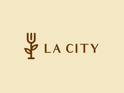 la city best design designs food food drink food and drink icon illustration illustrator logo logos monogram pictogram restaurant type typography wordmark