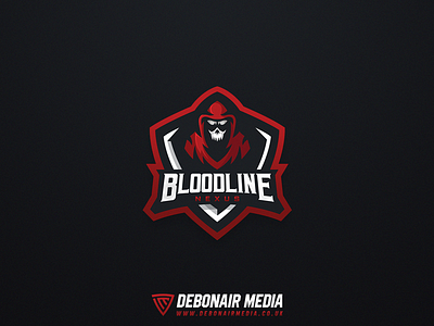 Red Skull Mascot Logo