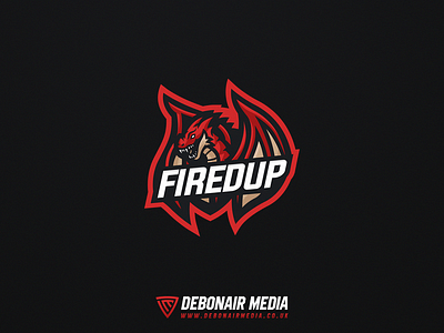 Red Dragon Esports Logo dragon dragon logo dragon mascot esports