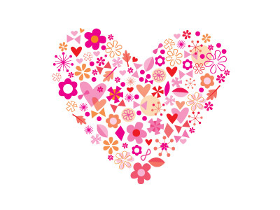 Valentine heart pattern love valentine
