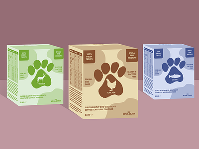 Dog Food Packaging adobe illustrator brand design brand identity branding carton carton packaging clean color colors design dog food graphic design illustration logo marketing package design packaging vector