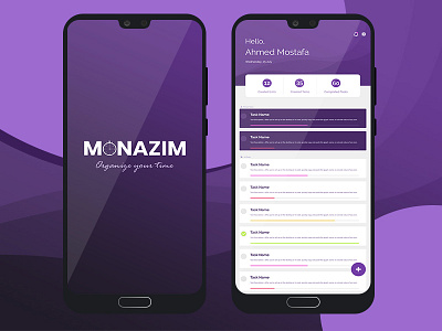 Organizer Android Application UI