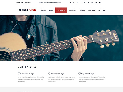 TestPage [UXUI] design dribbble shot ui ui design web design