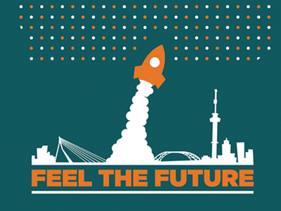 Feel the future - Eurekaweek by Stella El on Dribbble