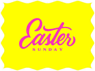 Easter 2020 Hand Lettering easter font hand lettering handlettering illustration lettering logo logodesign logotype script script lettering sunday type typographic typography