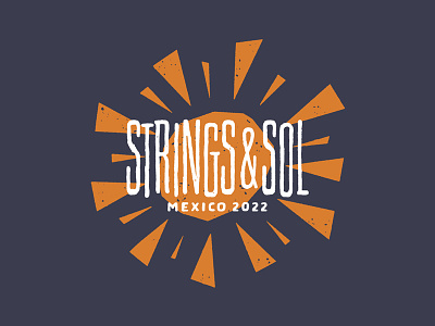 Strings & Sol 2022 Shirt Design apparel design bluegrass branding condensed design hand lettering illustration lettering logo logo type logotype sans serif shirt graphic typography vector wordmark