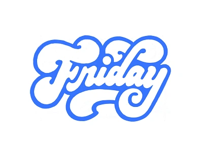 Friday Lettering Sketch 1960s 1970s 60s 70s classic doodle fun lettering illustration juicy logotype practice psychadelic retro script sketch sketchbook typography vintage wip wordmark