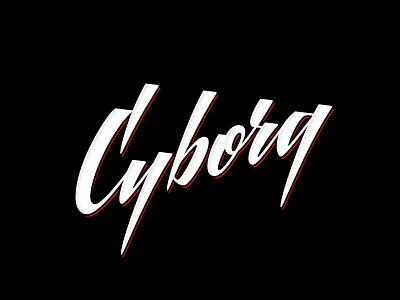 Cyborg Lettering