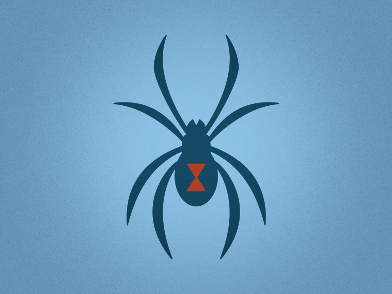Black Widow Icon for The Parallyzer Double IPA illustration vector dipa ipa austin brothers parallyzer black widow spider icon design icon