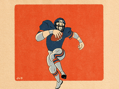 Football Player Illustration