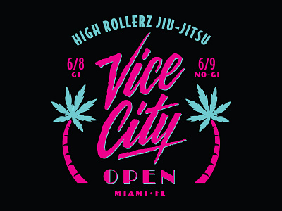 Vice City Open - Apparel Design