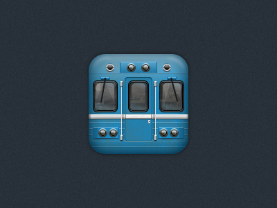 Subway icon for iOS icon ios ipad iphone metro metropolitain retina subway train