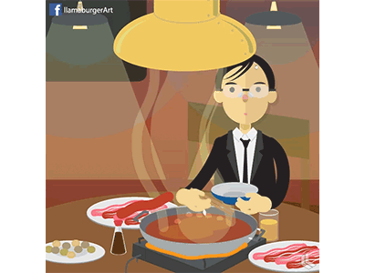 Hotpot aftereffets gfx motiongraphic vector