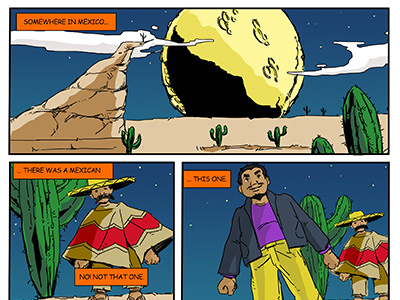 The Chupacabra Page 01 comic illustration