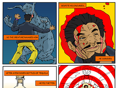 The Chupacabra Page 03 comic illustration