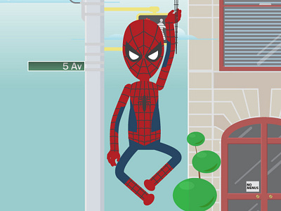 Spiderman aftereffects gfx illustator vector