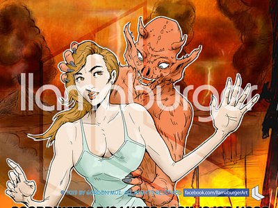 Hellish Monster illustration illustrator