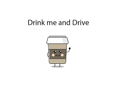 coffee application character coffee cute element icon illustration