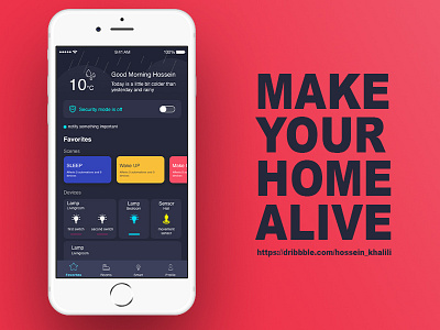 Smart Home 2 app application application ui iphone smart smart home smart home app ux ux ui