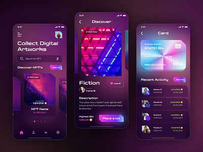 NFT Marketplace Concept App 🎨