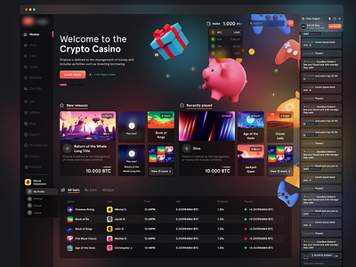 Crypto Casino Desktop App 🐷