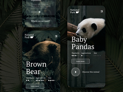 Daily UI #10 National Park Mobile