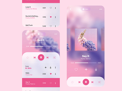 Daily UI #15 Music Player App app app design application best design challenge daily ui design mobile music music album music app music player streaming ui ui ux ui design user interface ux ui