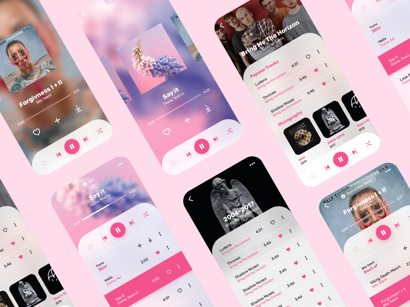 Daily UI #17 Music Player App by Mikołaj Gałęziowski 🌵 on Dribbble