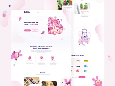 Creative Agency Website Concept agency agency website best designs challenge concept creative agency daily daily ui pink purple ui ui ux ui design user interface ux ui violet web web design website website concept