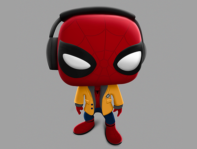 Illustration - Spiderman (Far from home) branding brushes illustration illustrations illustrator photoshop psd