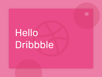 Hi Dribbble!