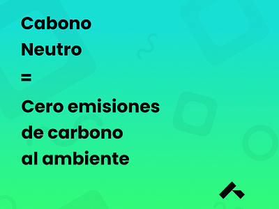 Pieza gráfica - Carbono neutro adwher clean minimal