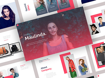 Maulinda - Minimalist Presentation Template