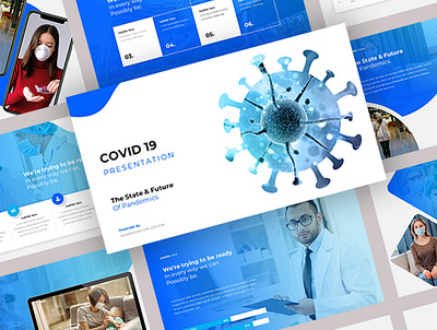 Covid 19 presentation template coronavirus covid 19 creative google slides graphicdesign keynote layout medical powerpoint pptx presentation presentation design presentation layout presentation template virus