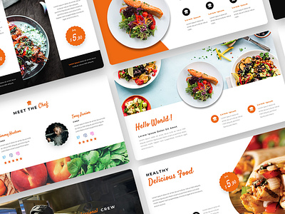 Culinary Presentation Template food layout layout exploration layoutdesign powerpoint powerpoint design powerpoint presentation powerpoint template ppt ppt template pptx