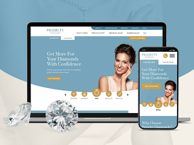 Priority Diamonds Website