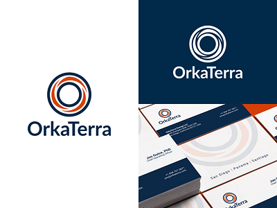 OrkaTerra Logo brand branding design energy graphic design graphicdesign icon identity logo logo design logodesign logodesigner logotype stationery typography vector