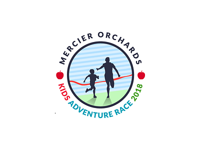 Mercier Orchards logo folio identity kids logo portfolio race